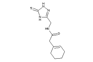 2-cyclohexen-1-yl-N-[(5-thioxo-1,4-dihydro-1,2,4-triazol-3-yl)methyl]acetamide