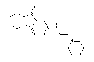 2-(1,3-diketo-3a,4,5,6,7,7a-hexahydroisoindol-2-yl)-N-(2-morpholinoethyl)acetamide