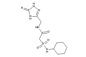 2-(cyclohexylsulfamoyl)-N-[(5-thioxo-1,4-dihydro-1,2,4-triazol-3-yl)methyl]acetamide