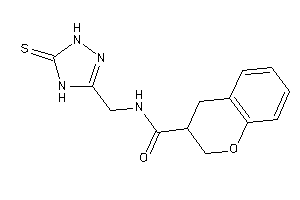 N-[(5-thioxo-1,4-dihydro-1,2,4-triazol-3-yl)methyl]chroman-3-carboxamide