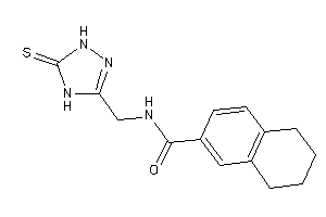 N-[(5-thioxo-1,4-dihydro-1,2,4-triazol-3-yl)methyl]tetralin-6-carboxamide