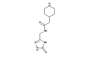 2-(4-piperidyl)-N-[(5-thioxo-1,4-dihydro-1,2,4-triazol-3-yl)methyl]acetamide