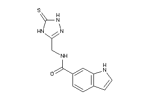 N-[(5-thioxo-1,4-dihydro-1,2,4-triazol-3-yl)methyl]-1H-indole-6-carboxamide