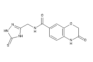 3-keto-N-[(5-thioxo-1,4-dihydro-1,2,4-triazol-3-yl)methyl]-4H-1,4-benzoxazine-7-carboxamide