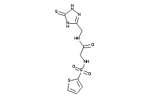 Image of 2-(2-thienylsulfonylamino)-N-[(5-thioxo-1,4-dihydro-1,2,4-triazol-3-yl)methyl]acetamide