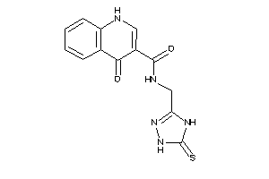 4-keto-N-[(5-thioxo-1,4-dihydro-1,2,4-triazol-3-yl)methyl]-1H-quinoline-3-carboxamide