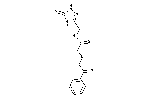 2-(phenacylthio)-N-[(5-thioxo-1,4-dihydro-1,2,4-triazol-3-yl)methyl]acetamide