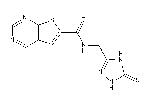 N-[(5-thioxo-1,4-dihydro-1,2,4-triazol-3-yl)methyl]thieno[2,3-d]pyrimidine-6-carboxamide