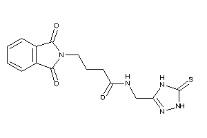 4-phthalimido-N-[(5-thioxo-1,4-dihydro-1,2,4-triazol-3-yl)methyl]butyramide