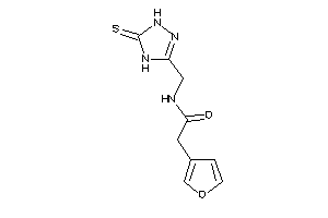 2-(3-furyl)-N-[(5-thioxo-1,4-dihydro-1,2,4-triazol-3-yl)methyl]acetamide