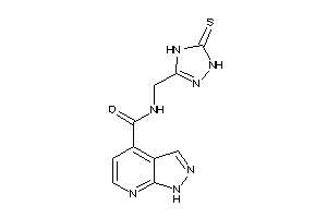 Image of N-[(5-thioxo-1,4-dihydro-1,2,4-triazol-3-yl)methyl]-1H-pyrazolo[3,4-b]pyridine-4-carboxamide