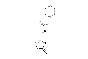 2-morpholino-N-[(5-thioxo-1,4-dihydro-1,2,4-triazol-3-yl)methyl]acetamide