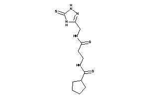 N-[3-keto-3-[(5-thioxo-1,4-dihydro-1,2,4-triazol-3-yl)methylamino]propyl]cyclopentanecarboxamide