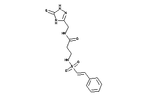 3-(styrylsulfonylamino)-N-[(5-thioxo-1,4-dihydro-1,2,4-triazol-3-yl)methyl]propionamide