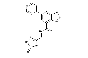 6-phenyl-N-[(5-thioxo-1,4-dihydro-1,2,4-triazol-3-yl)methyl]isoxazolo[5,4-b]pyridine-4-carboxamide