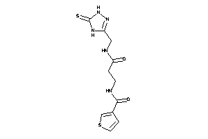 N-[3-keto-3-[(5-thioxo-1,4-dihydro-1,2,4-triazol-3-yl)methylamino]propyl]thiophene-3-carboxamide