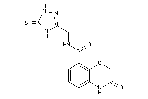 3-keto-N-[(5-thioxo-1,4-dihydro-1,2,4-triazol-3-yl)methyl]-4H-1,4-benzoxazine-8-carboxamide