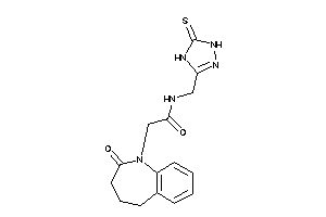 2-(2-keto-4,5-dihydro-3H-1-benzazepin-1-yl)-N-[(5-thioxo-1,4-dihydro-1,2,4-triazol-3-yl)methyl]acetamide