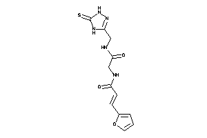 3-(2-furyl)-N-[2-keto-2-[(5-thioxo-1,4-dihydro-1,2,4-triazol-3-yl)methylamino]ethyl]acrylamide