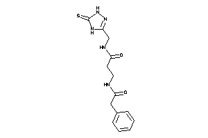 3-[(2-phenylacetyl)amino]-N-[(5-thioxo-1,4-dihydro-1,2,4-triazol-3-yl)methyl]propionamide