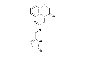 2-(3-keto-1,4-benzoxazin-4-yl)-N-[(5-thioxo-1,4-dihydro-1,2,4-triazol-3-yl)methyl]acetamide