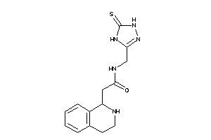 2-(1,2,3,4-tetrahydroisoquinolin-1-yl)-N-[(5-thioxo-1,4-dihydro-1,2,4-triazol-3-yl)methyl]acetamide