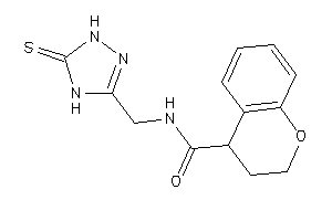 N-[(5-thioxo-1,4-dihydro-1,2,4-triazol-3-yl)methyl]chroman-4-carboxamide