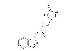 2-indazol-1-yl-N-[(5-thioxo-1,4-dihydro-1,2,4-triazol-3-yl)methyl]acetamide