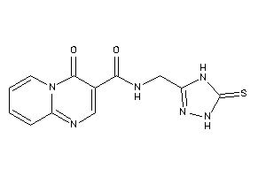 4-keto-N-[(5-thioxo-1,4-dihydro-1,2,4-triazol-3-yl)methyl]pyrido[1,2-a]pyrimidine-3-carboxamide