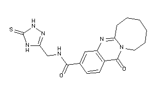 13-keto-N-[(5-thioxo-1,4-dihydro-1,2,4-triazol-3-yl)methyl]-6,7,8,9,10,11-hexahydroazocino[2,1-b]quinazoline-3-carboxamide