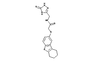 2-(6,7,8,9-tetrahydrodibenzofuran-2-yloxy)-N-[(5-thioxo-1,4-dihydro-1,2,4-triazol-3-yl)methyl]acetamide