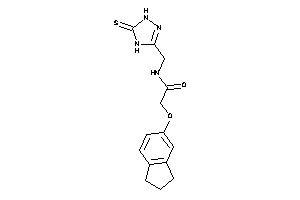 2-indan-5-yloxy-N-[(5-thioxo-1,4-dihydro-1,2,4-triazol-3-yl)methyl]acetamide