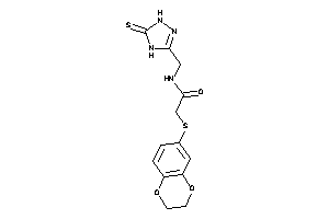 2-(2,3-dihydro-1,4-benzodioxin-6-ylthio)-N-[(5-thioxo-1,4-dihydro-1,2,4-triazol-3-yl)methyl]acetamide