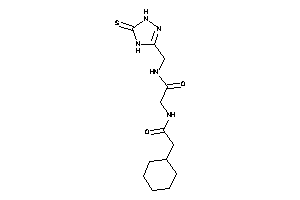 2-[(2-cyclohexylacetyl)amino]-N-[(5-thioxo-1,4-dihydro-1,2,4-triazol-3-yl)methyl]acetamide