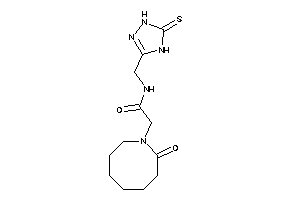 Image of 2-(2-ketoazocan-1-yl)-N-[(5-thioxo-1,4-dihydro-1,2,4-triazol-3-yl)methyl]acetamide