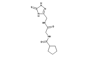 N-[2-keto-2-[(5-thioxo-1,4-dihydro-1,2,4-triazol-3-yl)methylamino]ethyl]cyclopentanecarboxamide