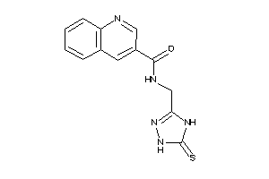 N-[(5-thioxo-1,4-dihydro-1,2,4-triazol-3-yl)methyl]quinoline-3-carboxamide