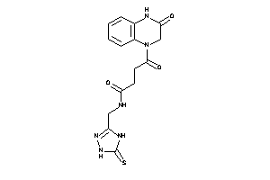 4-keto-4-(3-keto-2,4-dihydroquinoxalin-1-yl)-N-[(5-thioxo-1,4-dihydro-1,2,4-triazol-3-yl)methyl]butyramide