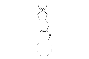 2-(1,1-diketothiolan-3-yl)acetic Acid Cyclooctyl Ester