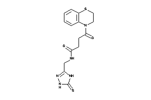 4-(2,3-dihydro-1,4-benzothiazin-4-yl)-4-keto-N-[(5-thioxo-1,4-dihydro-1,2,4-triazol-3-yl)methyl]butyramide