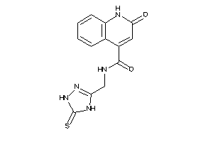 2-keto-N-[(5-thioxo-1,4-dihydro-1,2,4-triazol-3-yl)methyl]-1H-quinoline-4-carboxamide