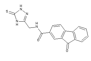 9-keto-N-[(5-thioxo-1,4-dihydro-1,2,4-triazol-3-yl)methyl]fluorene-2-carboxamide