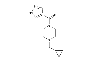 Image of [4-(cyclopropylmethyl)piperazino]-(1H-pyrazol-4-yl)methanone