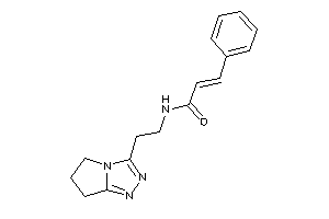 N-[2-(6,7-dihydro-5H-pyrrolo[2,1-c][1,2,4]triazol-3-yl)ethyl]-3-phenyl-acrylamide