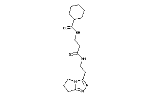 N-[3-[2-(6,7-dihydro-5H-pyrrolo[2,1-c][1,2,4]triazol-3-yl)ethylamino]-3-keto-propyl]cyclohexanecarboxamide