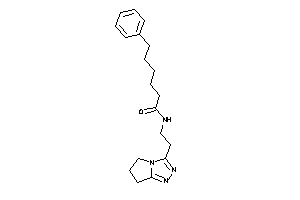 N-[2-(6,7-dihydro-5H-pyrrolo[2,1-c][1,2,4]triazol-3-yl)ethyl]-6-phenyl-hexanamide