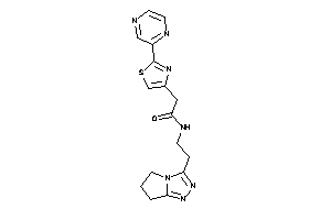 N-[2-(6,7-dihydro-5H-pyrrolo[2,1-c][1,2,4]triazol-3-yl)ethyl]-2-(2-pyrazin-2-ylthiazol-4-yl)acetamide