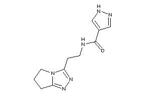 N-[2-(6,7-dihydro-5H-pyrrolo[2,1-c][1,2,4]triazol-3-yl)ethyl]-1H-pyrazole-4-carboxamide