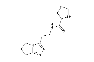 N-[2-(6,7-dihydro-5H-pyrrolo[2,1-c][1,2,4]triazol-3-yl)ethyl]thiazolidine-4-carboxamide