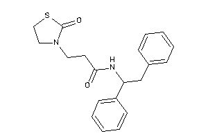 N-(1,2-diphenylethyl)-3-(2-ketothiazolidin-3-yl)propionamide